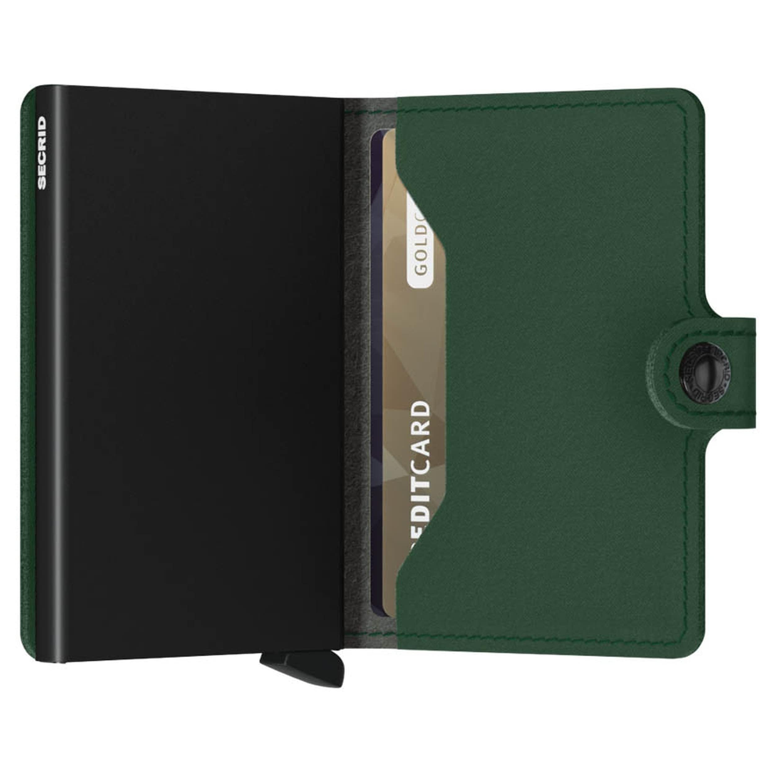 SECRID Miniwallet Yard Microfibre RFID Blocking Card Holder - Slim Non-Leather Wallet for 12 Cards | Perfect for Travel, Business & Everyday Use
