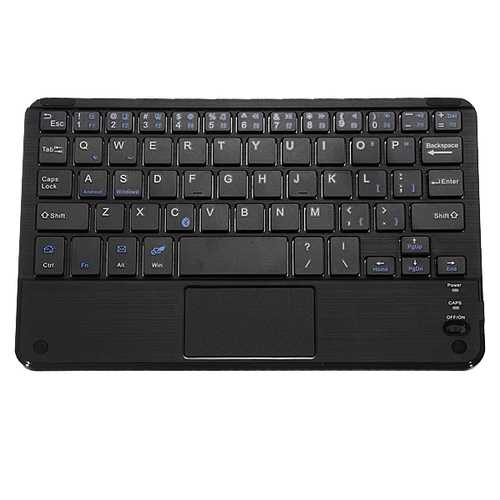 Universal Bluetooth Wireless Keyboard - B.O.W HB118 Leather Touch Keyboard for Tablet, Phone, Laptop | Perfect for Office, Home & Travel Use