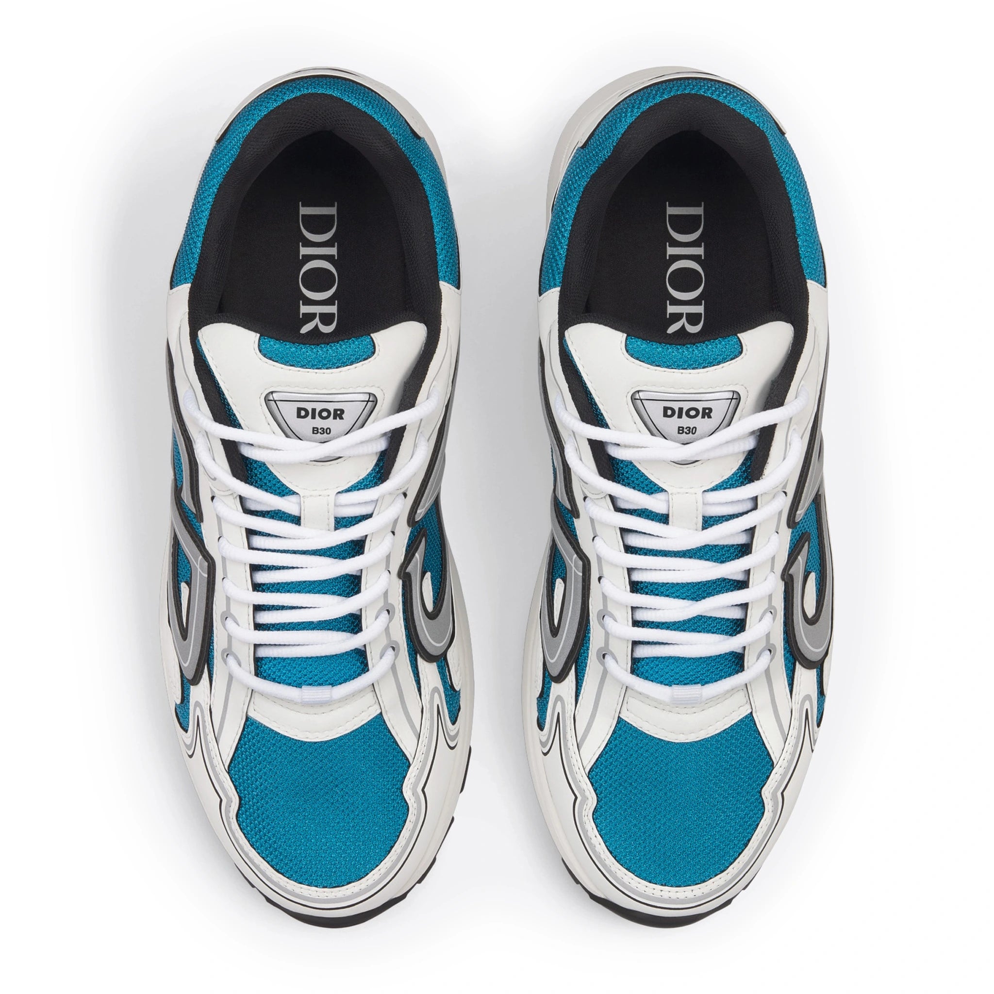 Dior B30 Blue and White Sneakers - Stylish Luxury Trainers for Men & Women | Perfect for Casual Wear, Running, and Gym Workouts