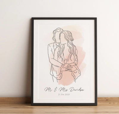 Custom Personalized Decorative Painting - Handmade Wall Art for Home & Office Decor | Perfect for Living Room, Bedroom, Wedding Gift