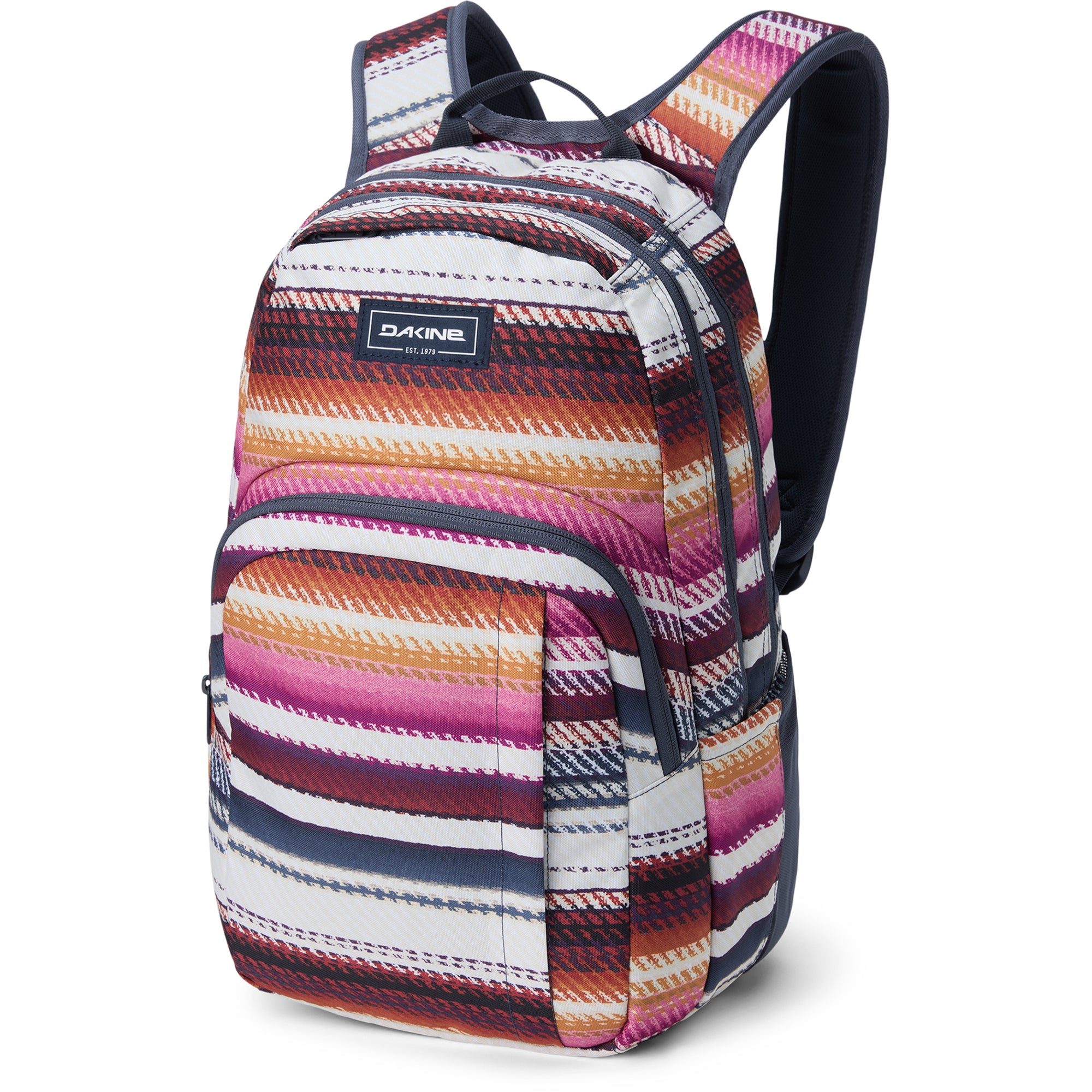 25L Campus Backpack with Blanket Stripe - Lightweight College Bookbag for Students, Travel & Outdoor Activities | Water-Resistant School Backpack for Laptops, Notebooks & Essentials