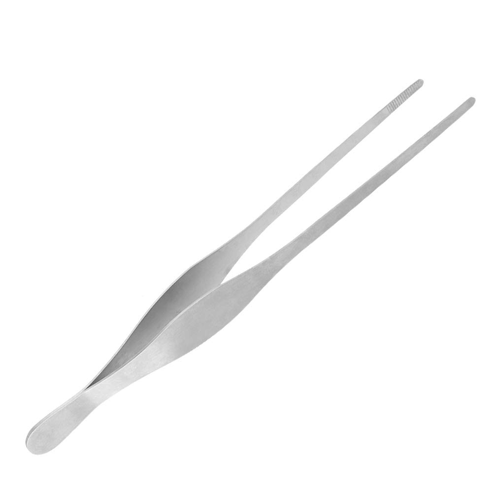 Premium Stainless Steel Long Handle BBQ Tongs - Heavy Duty Kitchen Tongs for Grilling, Flipping Steaks & Serving Food - Perfect for Backyard BBQs, Camping & Restaurant Use