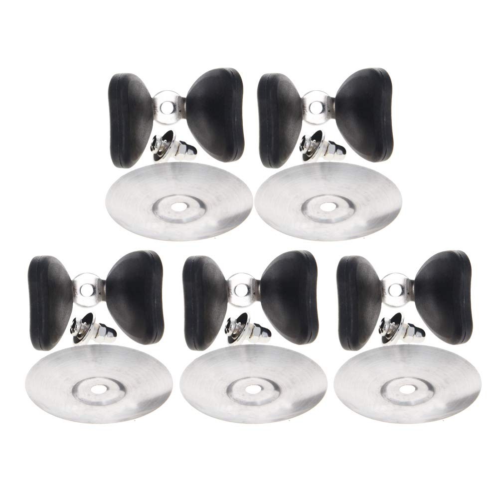 **MroMax Universal Pot Lid Cover Knob Handle - 5PCS Black Butterfly Replacement Knob for Kitchen Cookware - Perfect for Stovetop, Oven & Pressure Cooker Lids**