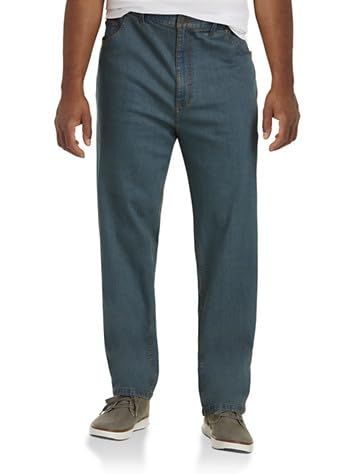 Harbor Bay by DXL Men's Big and Tall Comfort Stretch Jeans for Casual Wear & Work | Relax Fit Denim Pants for Everyday Comfort