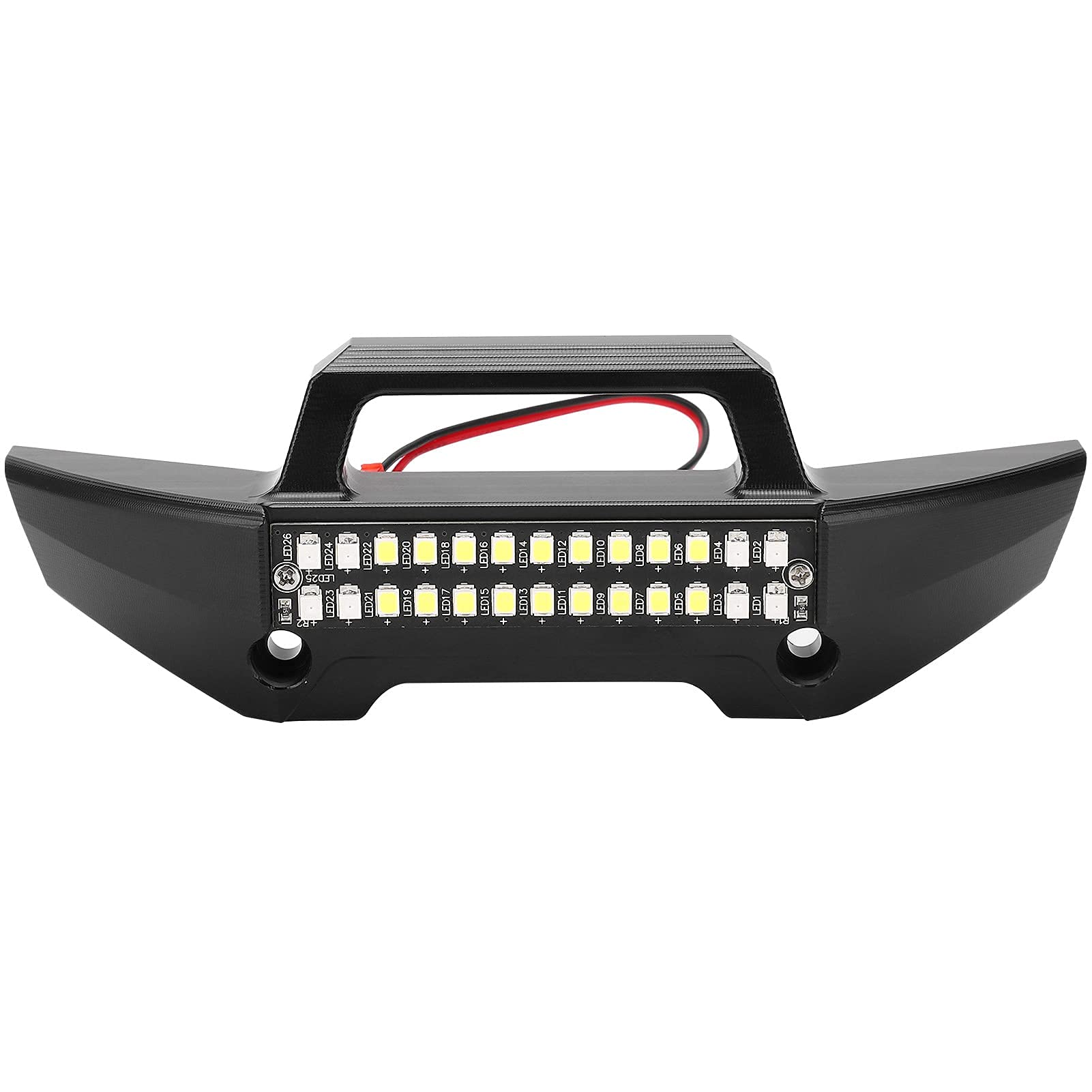 Aluminum Alloy Front Bumper for 1/10 Traxxas MAXX 89076 RC Car - Heavy Duty Upgrade Part for Off-Road Bashing & Crawling - Durable Replacement Accessory for RC Truck Models