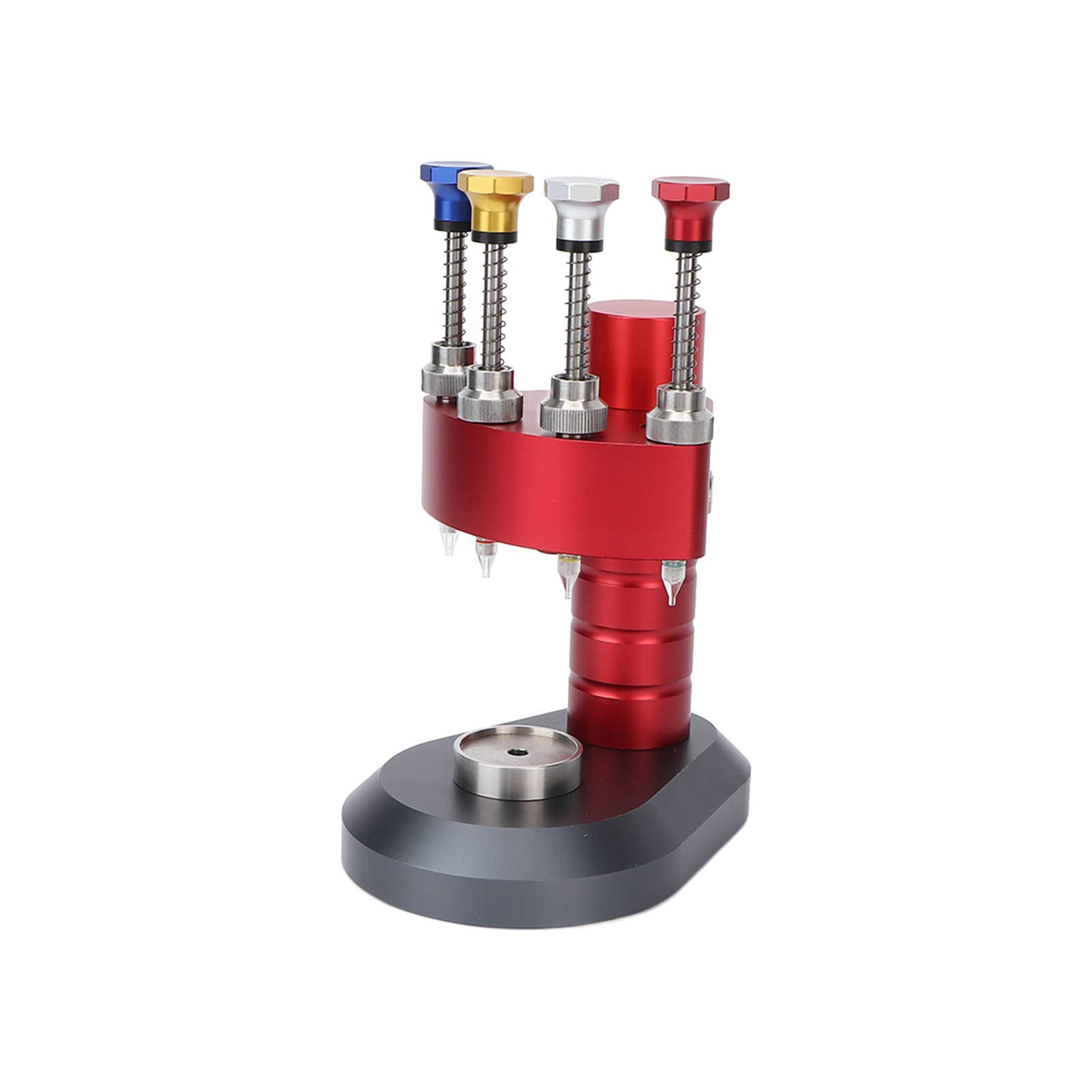 Professional 4-Pin Steel Watch Hand Presser Tool - Slip-Resistant Watch Hand Fitting Press for Watchmakers & Repair Shops | Perfect for Watch Battery Replacement, Hand Installation & Precision Watch Repairs