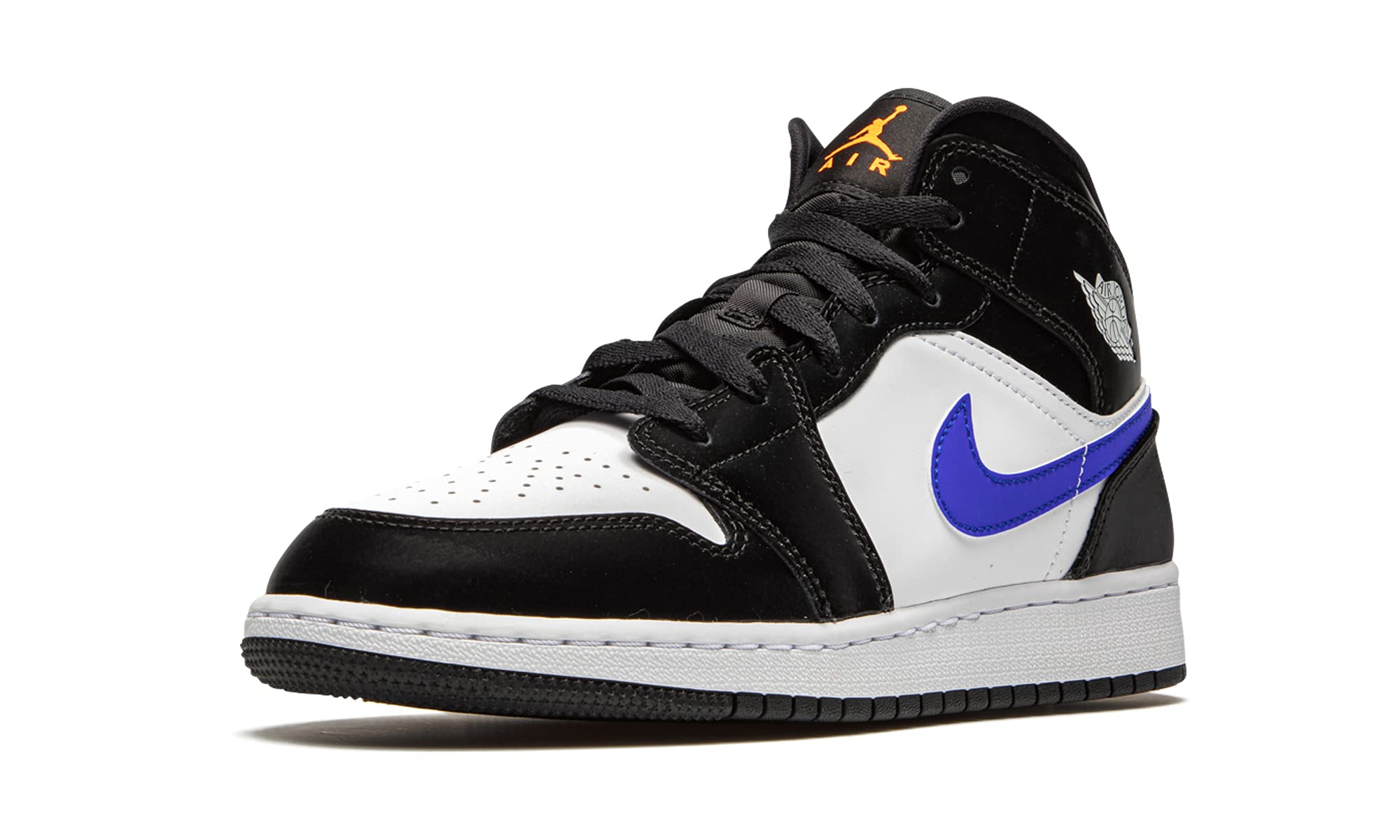 Jordan Youth Air 1 Mid GS Sneakers - Size 6Y (554725-084) | Racer Blue Basketball Shoes for Kids - Perfect for School, Sports & Casual Wear