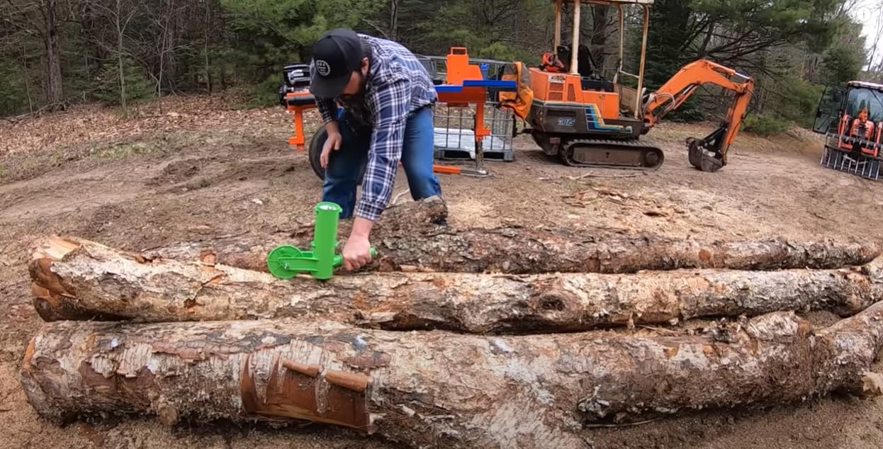 Ultimate Firewood Measuring Tool - Chainsaw Log Marking Tool with 16