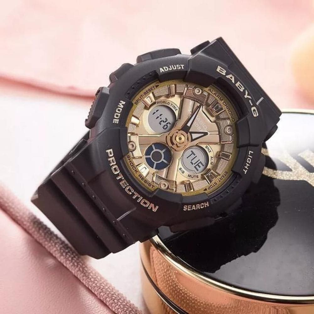 CASIO BABY-G BA-130-1A3DR Digital Sports Watch for Women - Shock Resistant, Water Resistant, LED Light - Perfect for Running, Swimming & Outdoor Activities