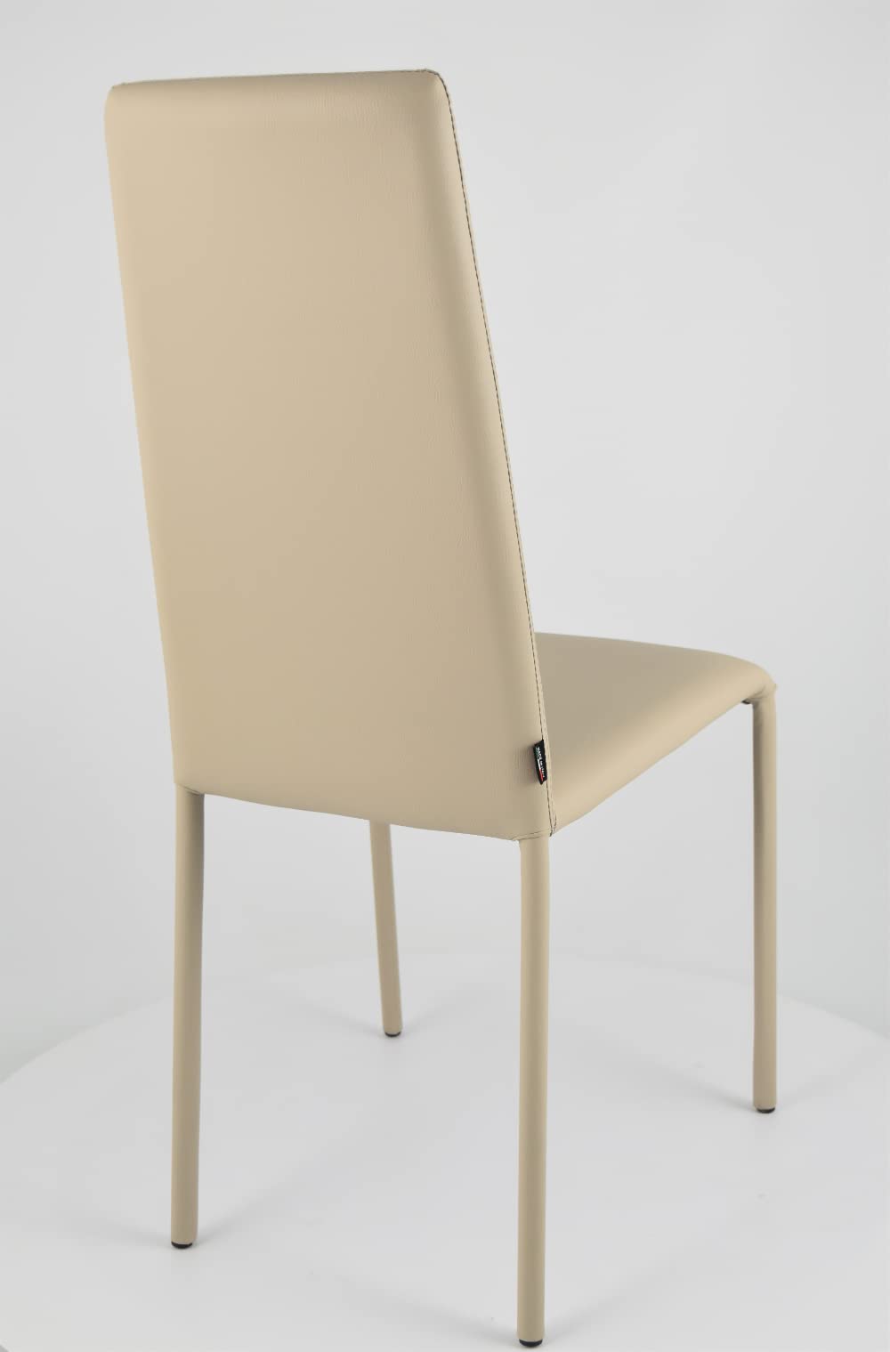 TommyChairs Sophie Lux Dining Chair - Steel Frame Upholstered in Linen Polyurethane for Kitchen, Dining Room, Bar & Restaurant - Comfortable & Durable Seating Solution for Home Decor and Commercial Use