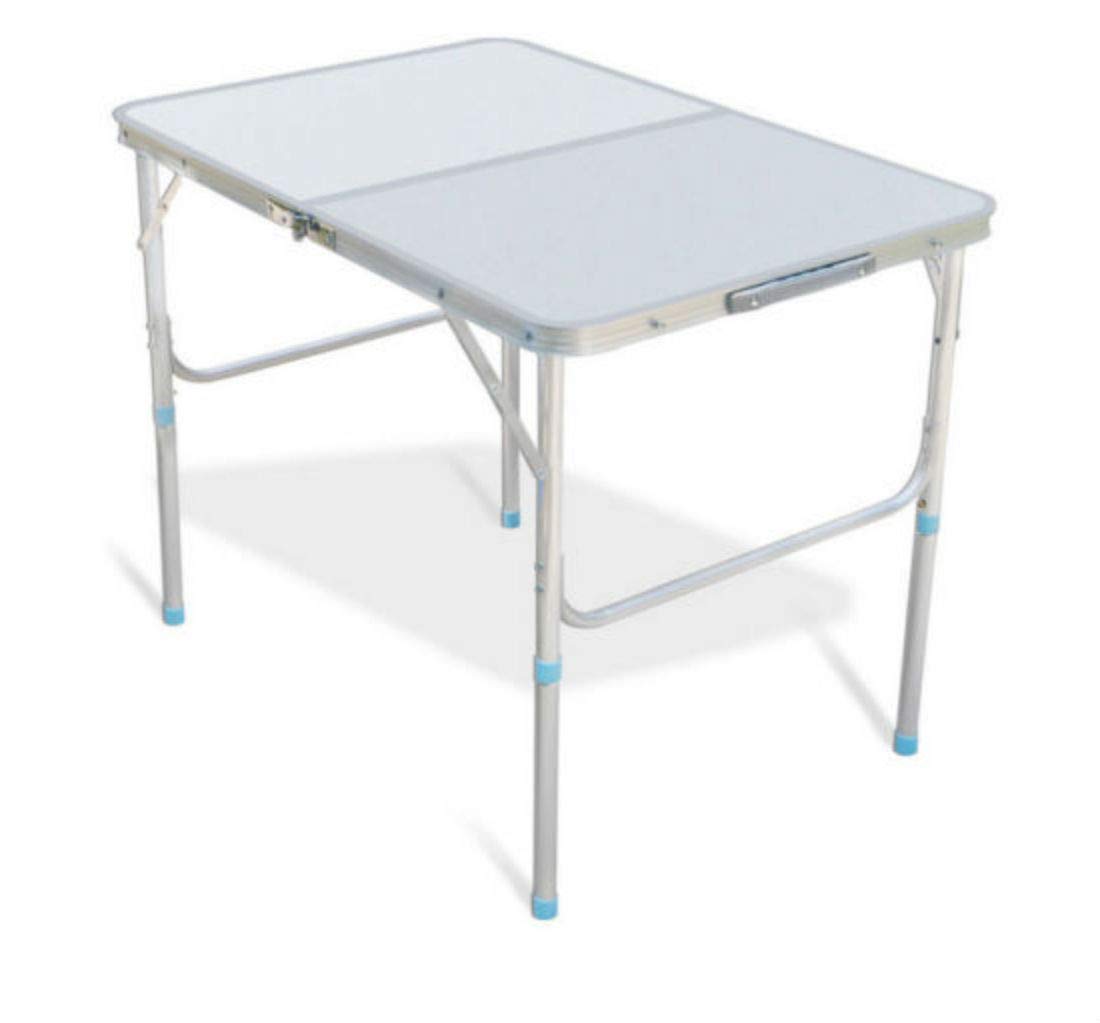 3FT Folding Table - Portable Plastic Indoor Outdoor Table for BBQ, Picnic, Party & Camping - Lightweight & Sturdy for Home, Garden, and Travel Use