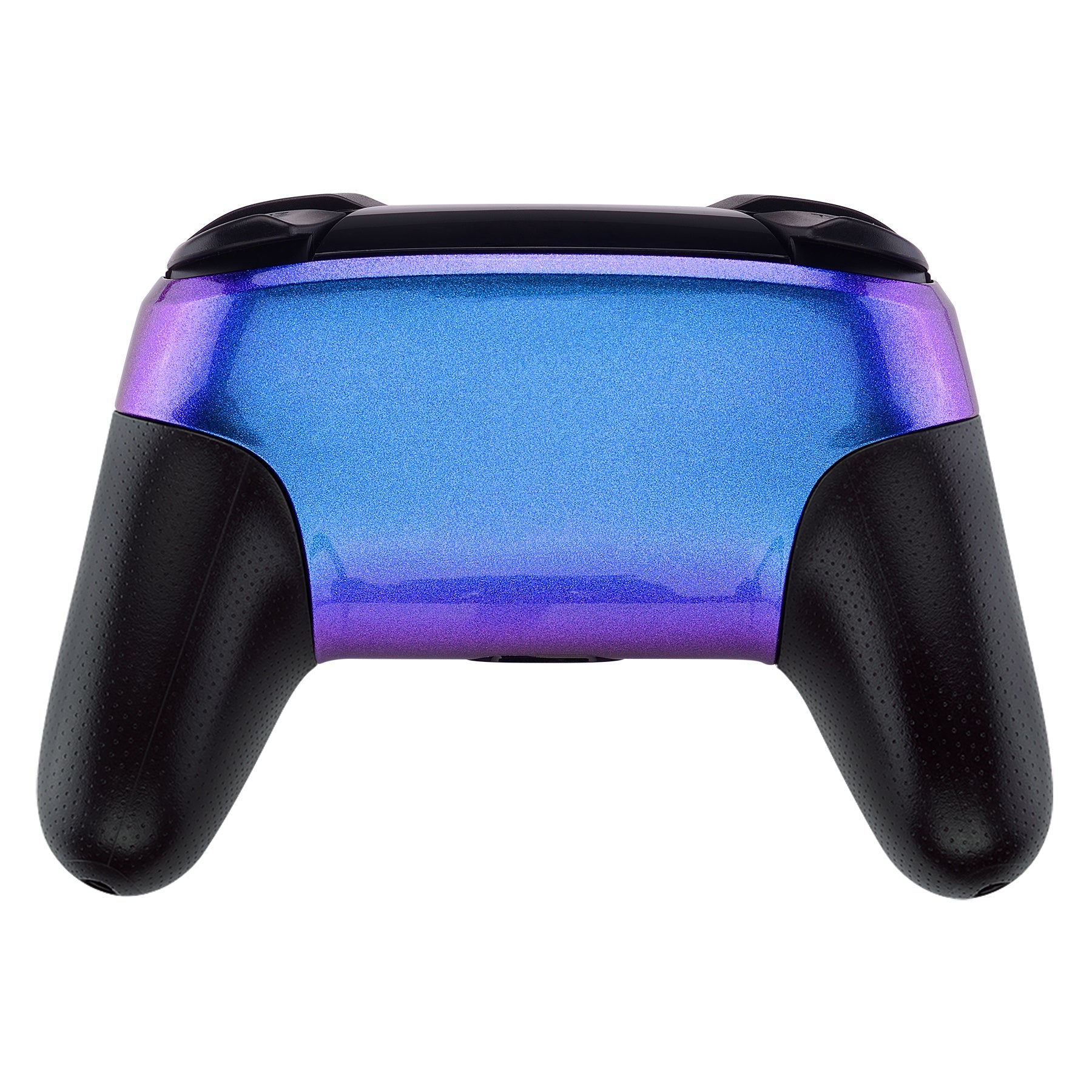 eXtremeRate Replacement Faceplate & Backplate for Nintendo Switch Pro Controller - Chameleon Purple Blue | Custom Gaming Shell for Enhanced Style & Protection | Perfect for Gaming Enthusiasts & Modders