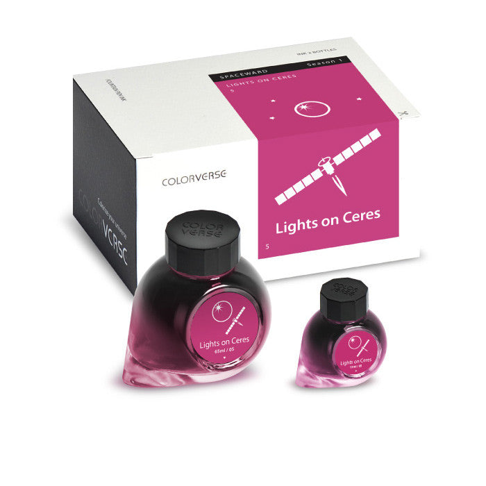 Colorverse Spaceward Fountain Pen Ink Set - 65ml + 15ml Bottles for Writing, Calligraphy & Art - Premium Ink for Journaling, Letter Writing & Creative Projects