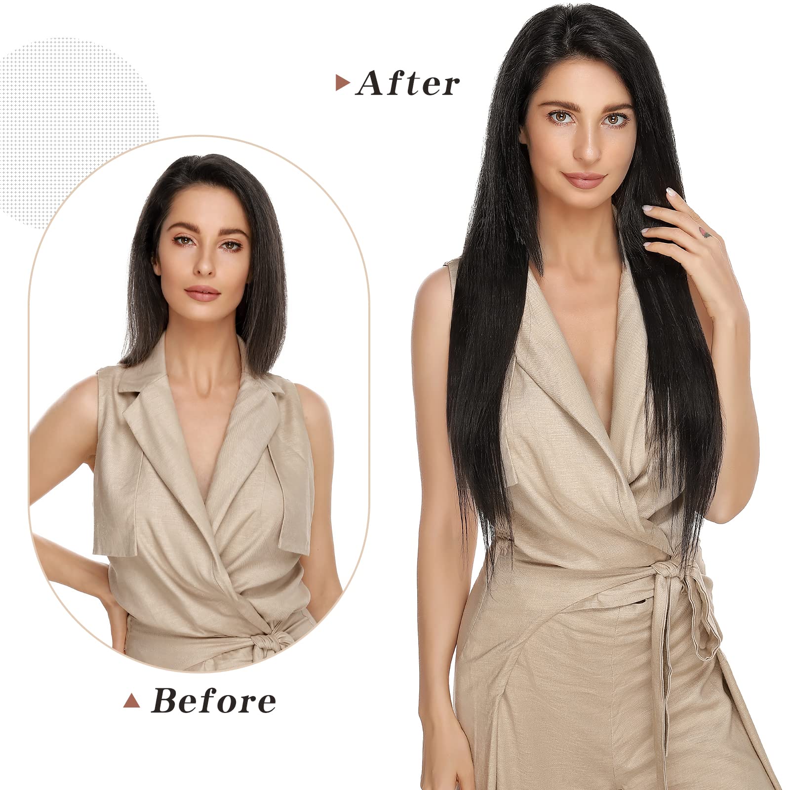 SEGO Clip In Hair Extensions 14/16/18/20/22
