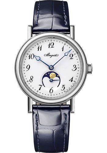 Breguet Classique Dame 9087 18K White Gold Ladies Luxury Watch - Elegant Dress Watch for Women, Perfect for Formal Events & Special Occasions