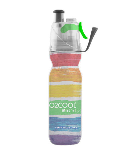 O2COOL ArcticSqueeze® 20oz Insulated Water Bottle with Mist & Sip Lid - Limited Edition Color | Perfect for Hiking, Gym & Outdoor Activities