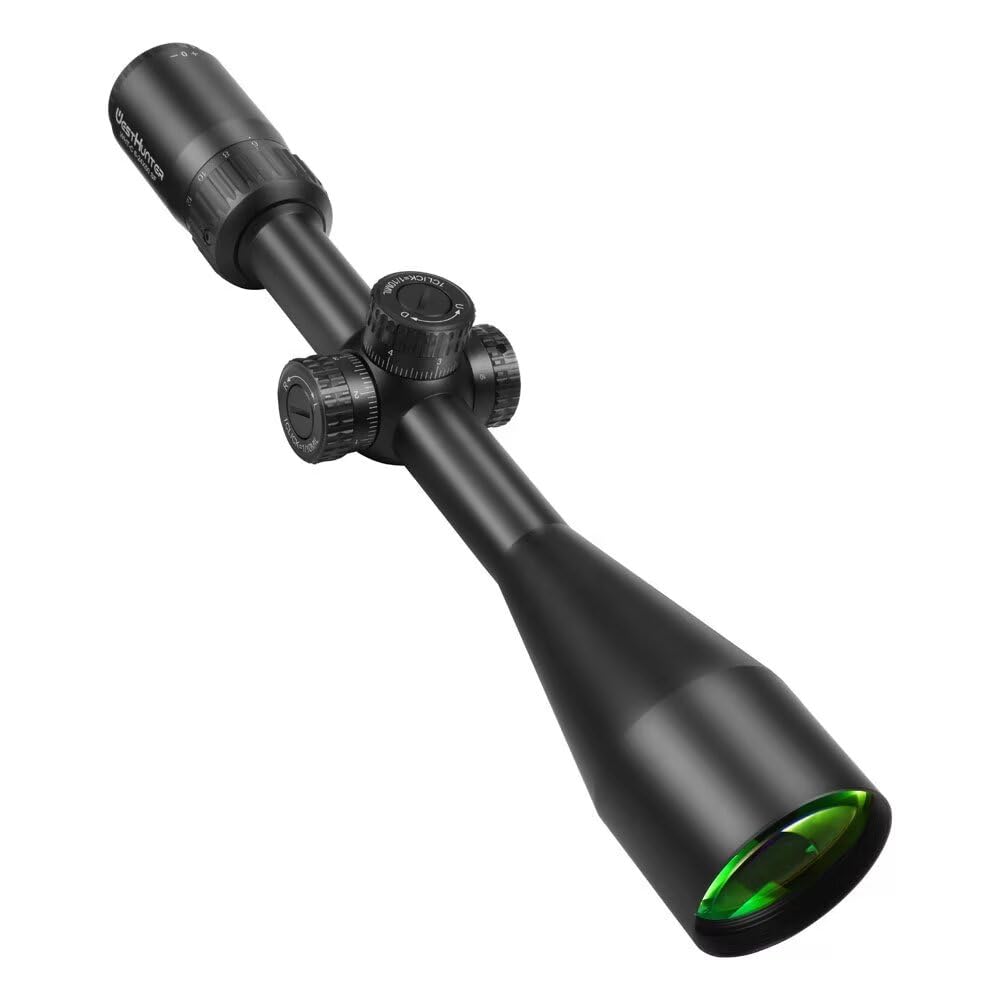 WestHunter Optics WHT-C 6-24X50 SFP Rifle Scope - 1 Inch/25.4mm Tube, 1/10 Mil Second Focal Plane - with Picatinny Mount for Hunting, Target Shooting & Long Range Precision
