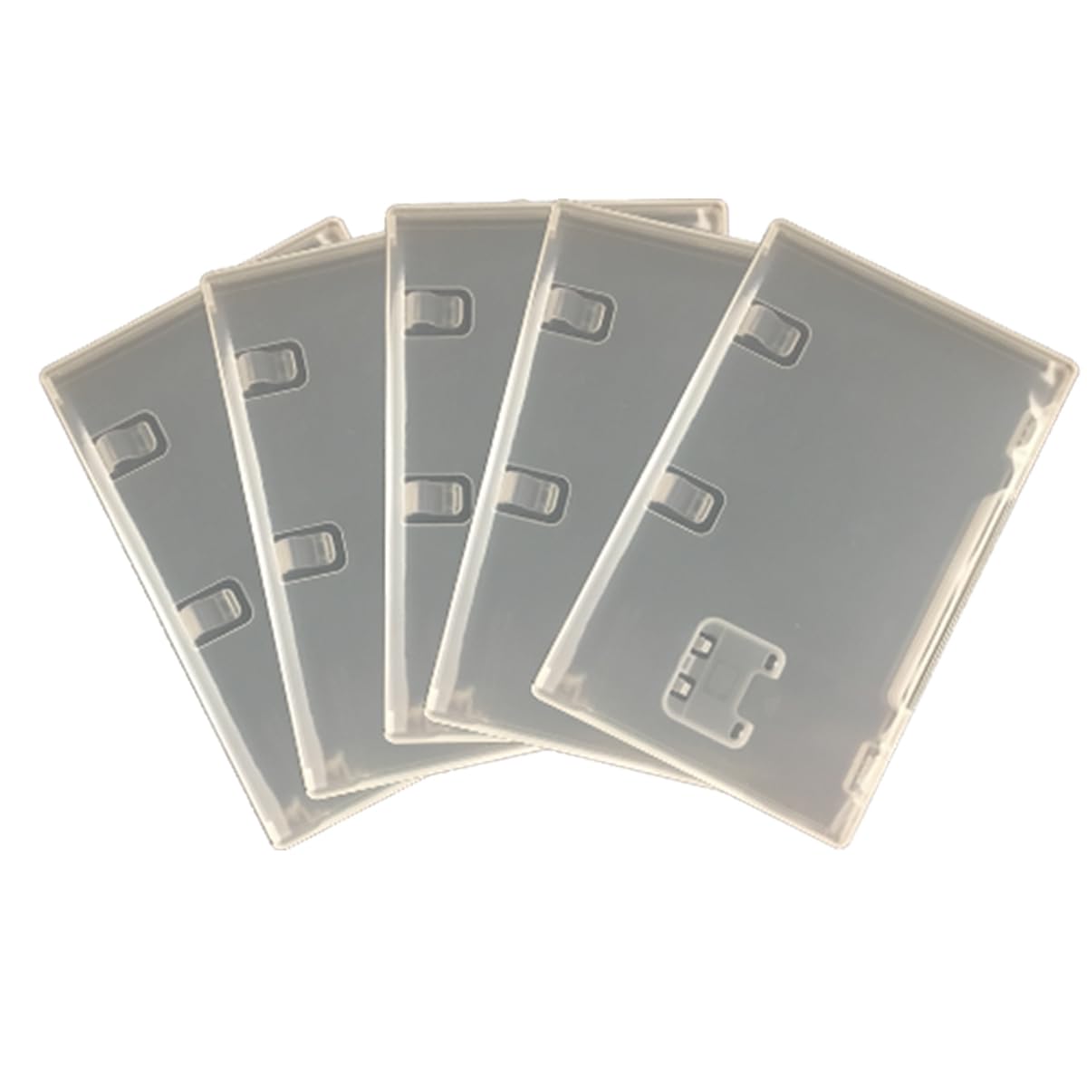 Nintendo Switch Replacement Game Case - Clear Empty Retail Packaging (1-Pack) - Perfect for Organizing & Protecting Switch Games