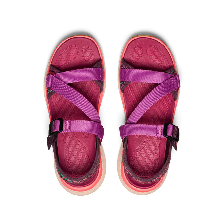 Women's Leiki Open Toe Sandal - Comfortable Summer Sandals for Women | Plum Perfect/Dubarry Colors | Perfect for Beach, Vacation & Casual Outings