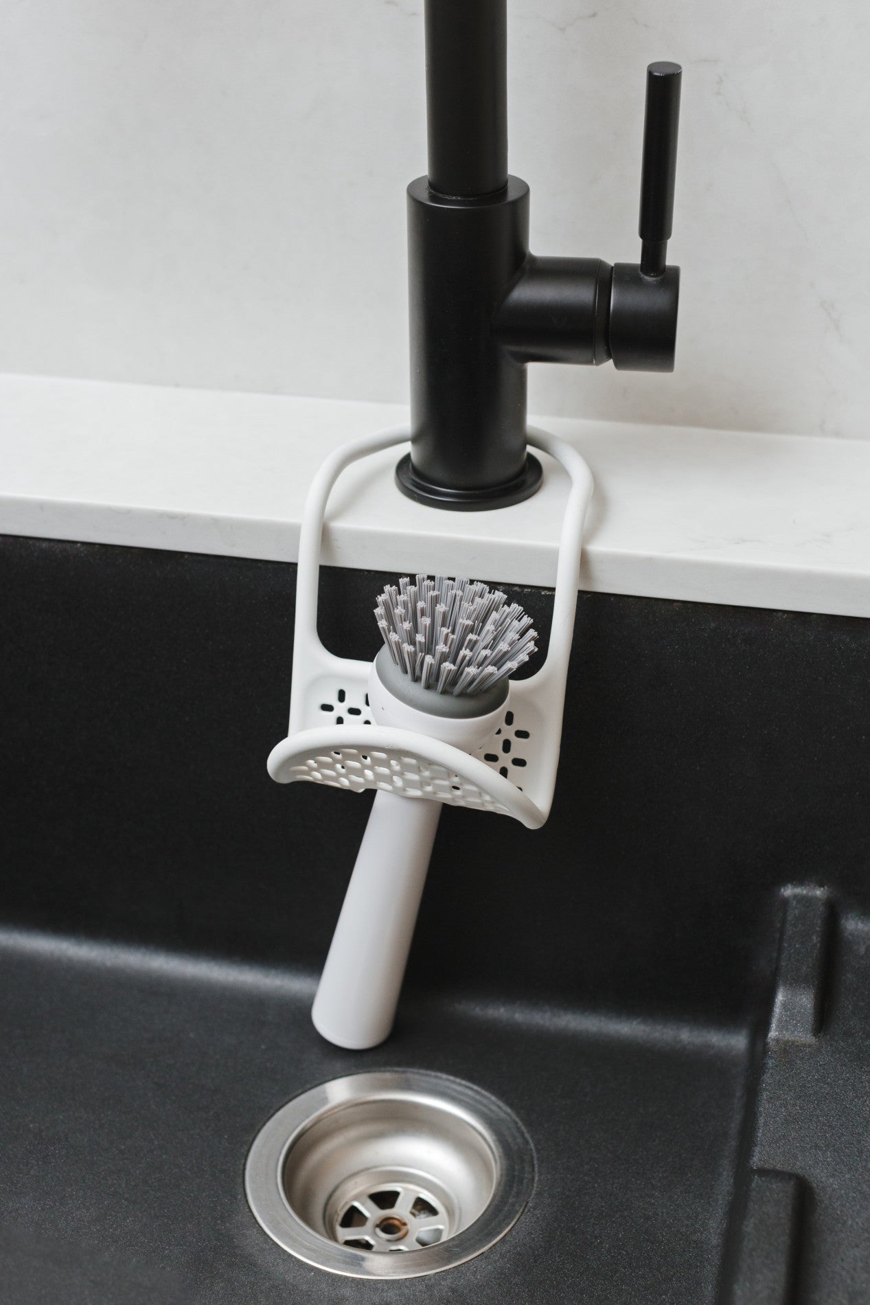 Shower Caddy for Bathroom - Adjustable Tension Pole Sink Organizer with Hooks - Perfect for Sponges, Soaps, and Bath Accessories - Ideal for Small Spaces, Apartments, and Dorm Rooms