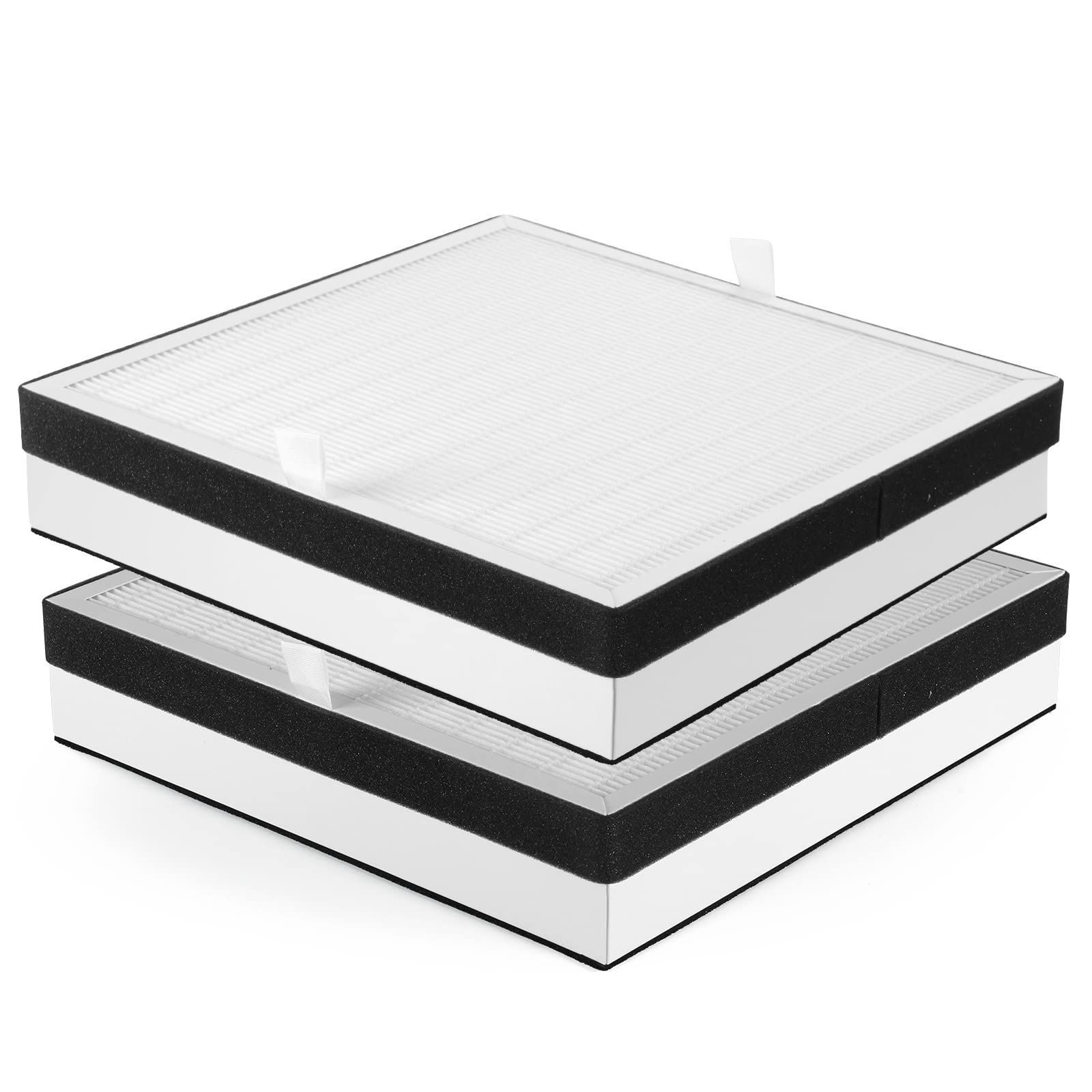 Hfunmo 2-Pack IQAir HealthPro H13 True HEPA Replacement Filters - Compatible with IQAir HealthPro Series Air Purifiers | Upgraded Activated Carbon Pre-Filter, Paper Frame & Sealing Technology | Perfect for Allergy Relief & Clean Air in Homes, Offices & Bedrooms