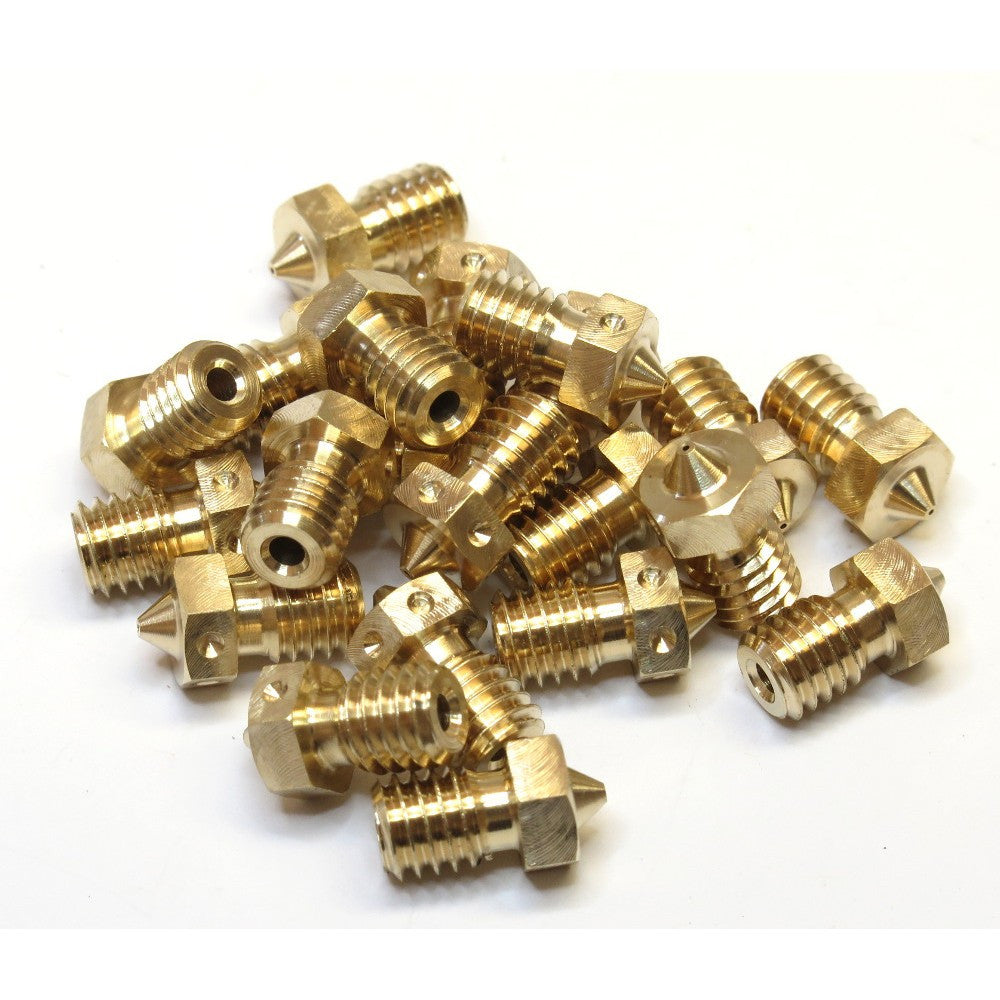 E3D V6 Extra Nozzles 1.75mm & 3mm for 3D Printers - High Precision Replacement Nozzles for PLA, ABS, PETG Filaments - Perfect for DIY 3D Printing, Prototyping and Maker Projects