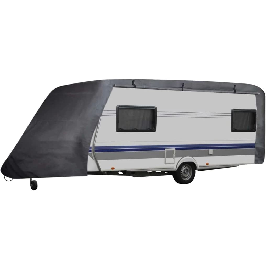 vidaXL RV Cover - Waterproof, Breathable, UV-Resistant Camper Cover for Caravans & Campers | Ideal for Outdoor Camping, Travel & Vehicle Protection in All Weather Conditions