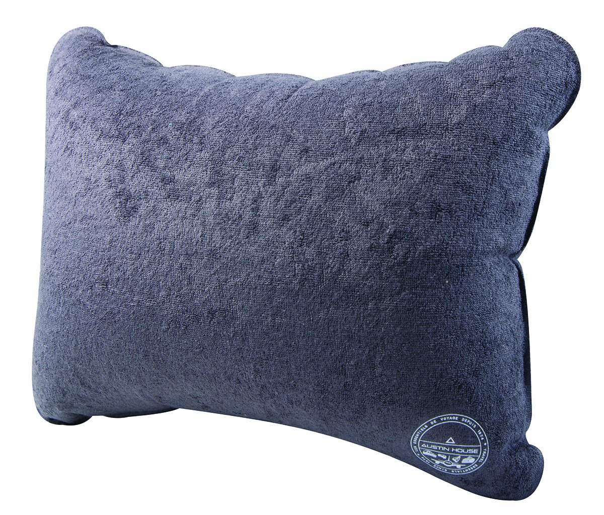 Austin House Multi-Purpose Inflatable Pillow - Travel, Camping, Home & Office Comfort Support (Blue)
