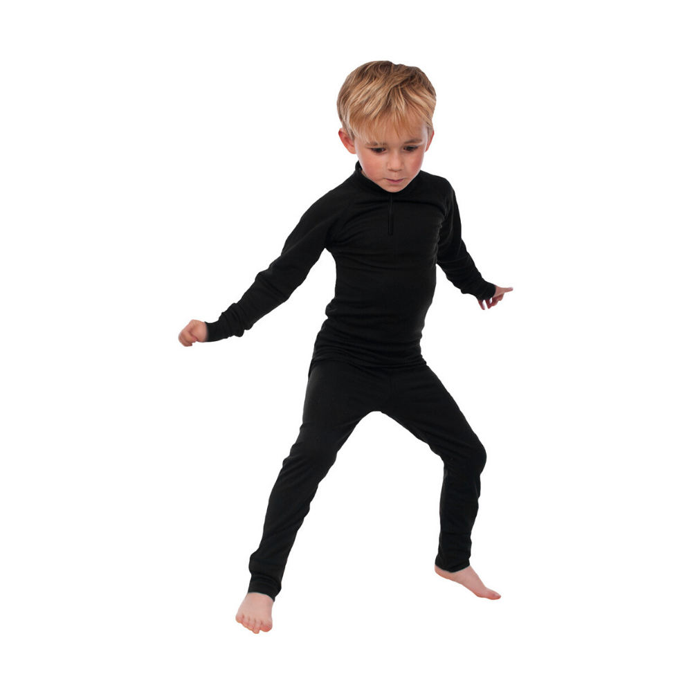 Trespass Unite 360 Unisex Thermal Underwear Set for Kids & Adults - Warm Base Layer for Winter Sports, Camping & Outdoor Activities