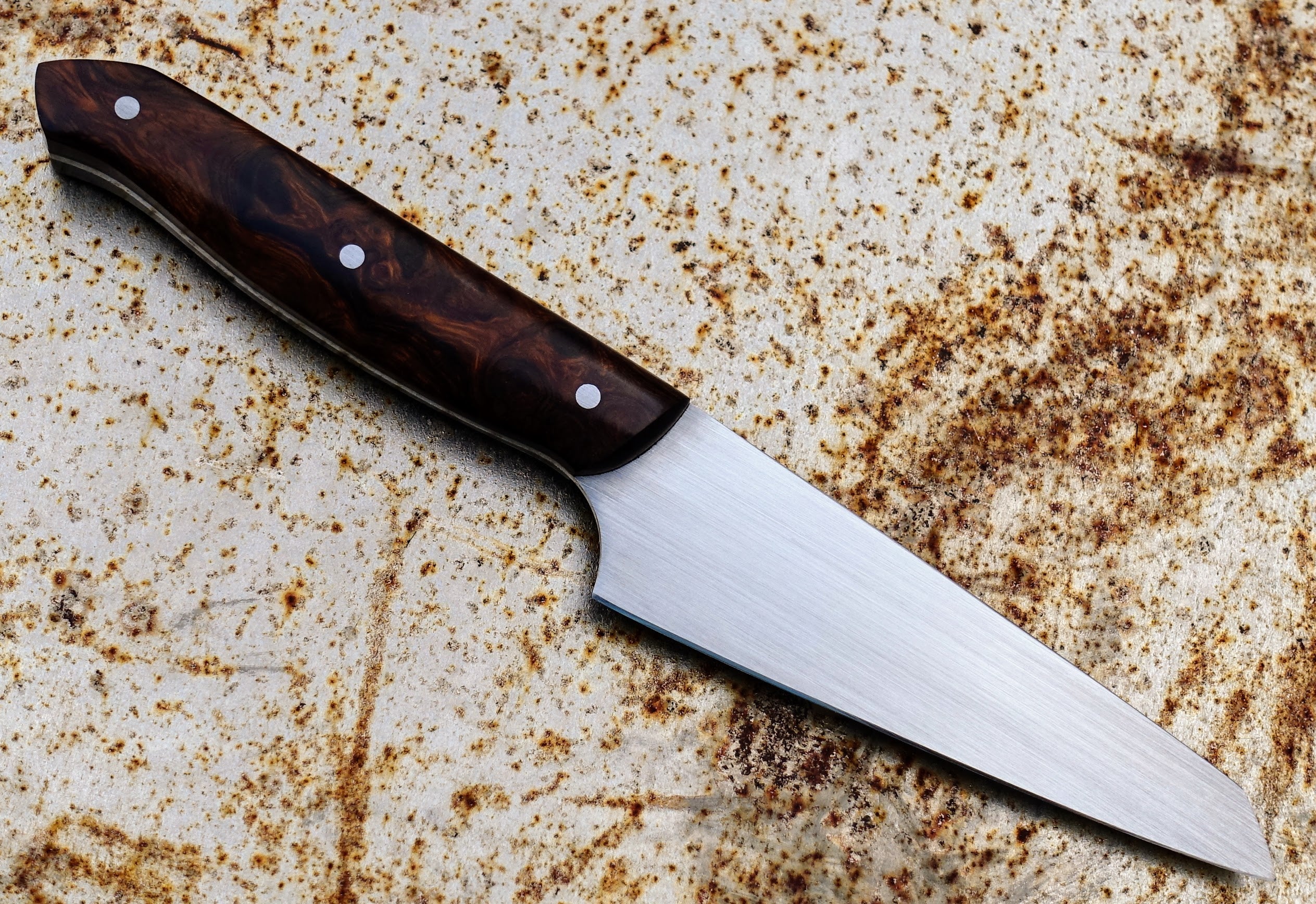 DCB Customs 3.75 Inch Stainless Steel Paring Knife - Sharp Kitchen Knife for Peeling, Slicing & Precision Cutting - Perfect for Fruits, Vegetables & Small Food Prep