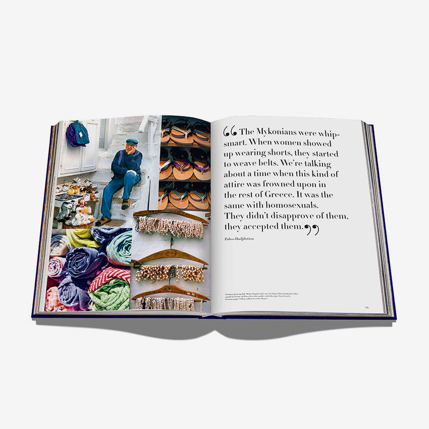 Assouline Mykonos Muse Coffee Table Book - Luxury Travel & Home Decor Inspiration for Greece Lovers