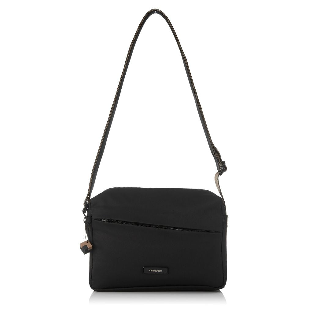 Hedgren Neutron Medium Crossbody Bag for Women - Stylish & Lightweight Shoulder Bag, Perfect for Travel, Work & Everyday Use - Black
