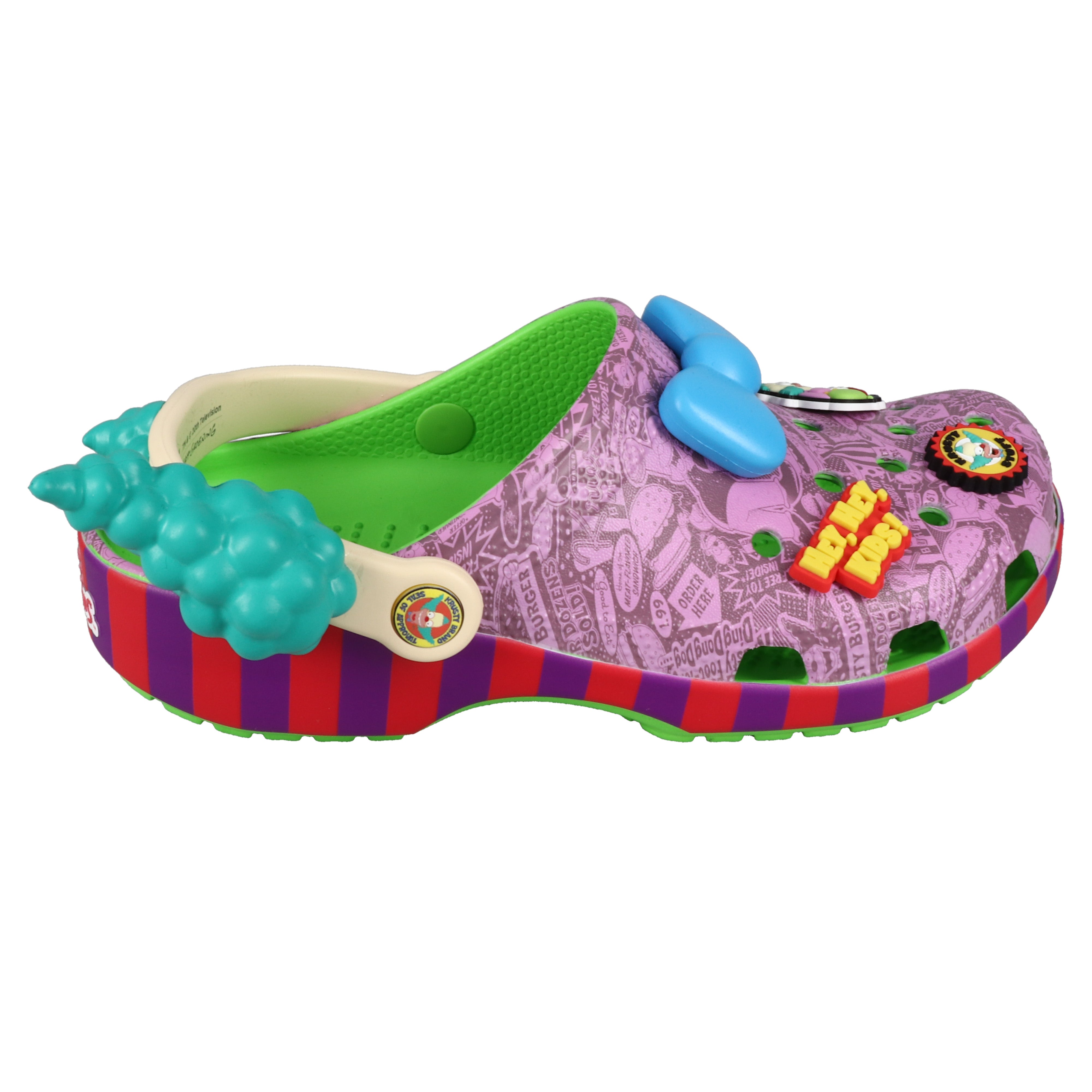 The Simpsons Krusty Classic Clog for Adults - Comfortable Cartoon Character Slippers for Men & Women - Perfect for Home, Cosplay, and Gift Giving