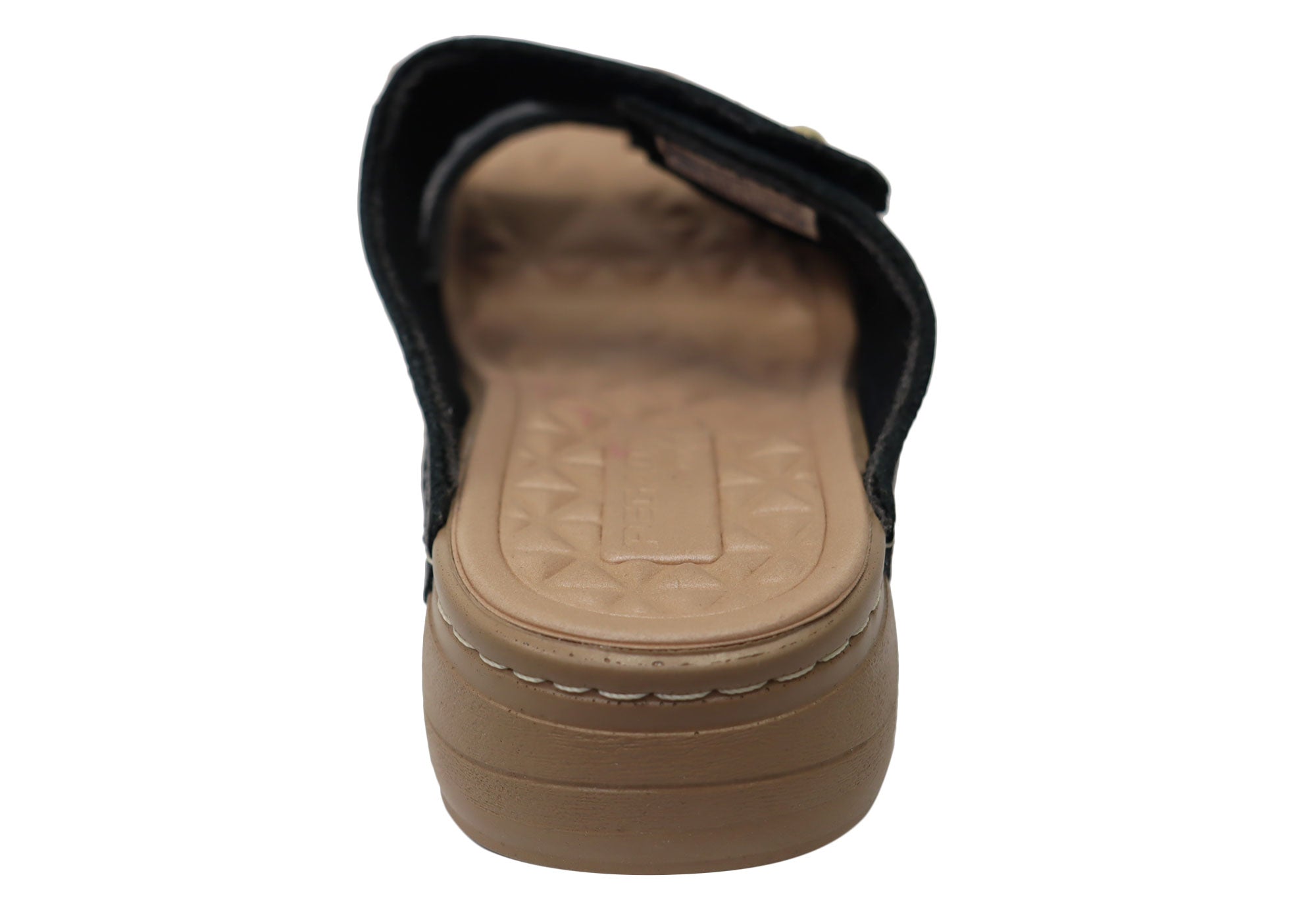 Pegada Mya Women's Comfortable Leather Slides Sandals - Handmade in Brazil - Perfect for Beach, Pool & Summer Casual Wear