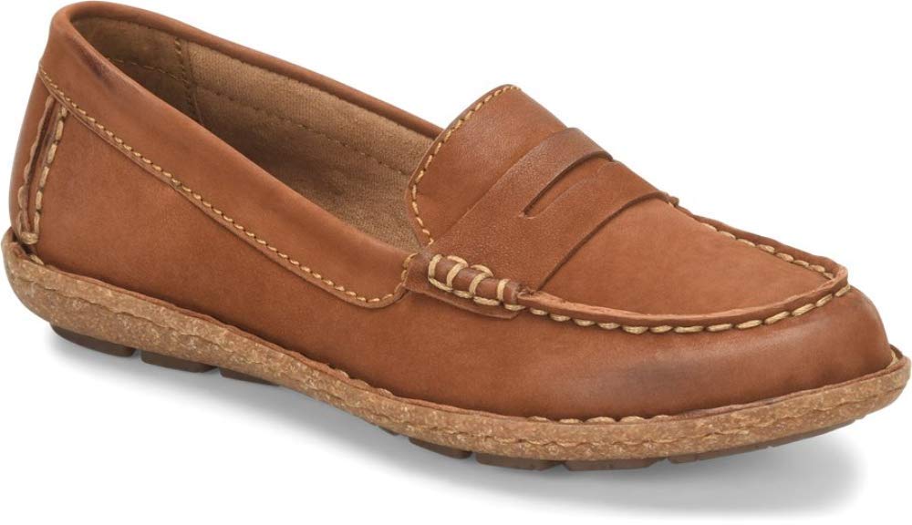 BORN Women's Nerina Comfortable Slip-On Loafers - Stylish & Lightweight Casual Shoes for Work, Travel & Everyday Wear