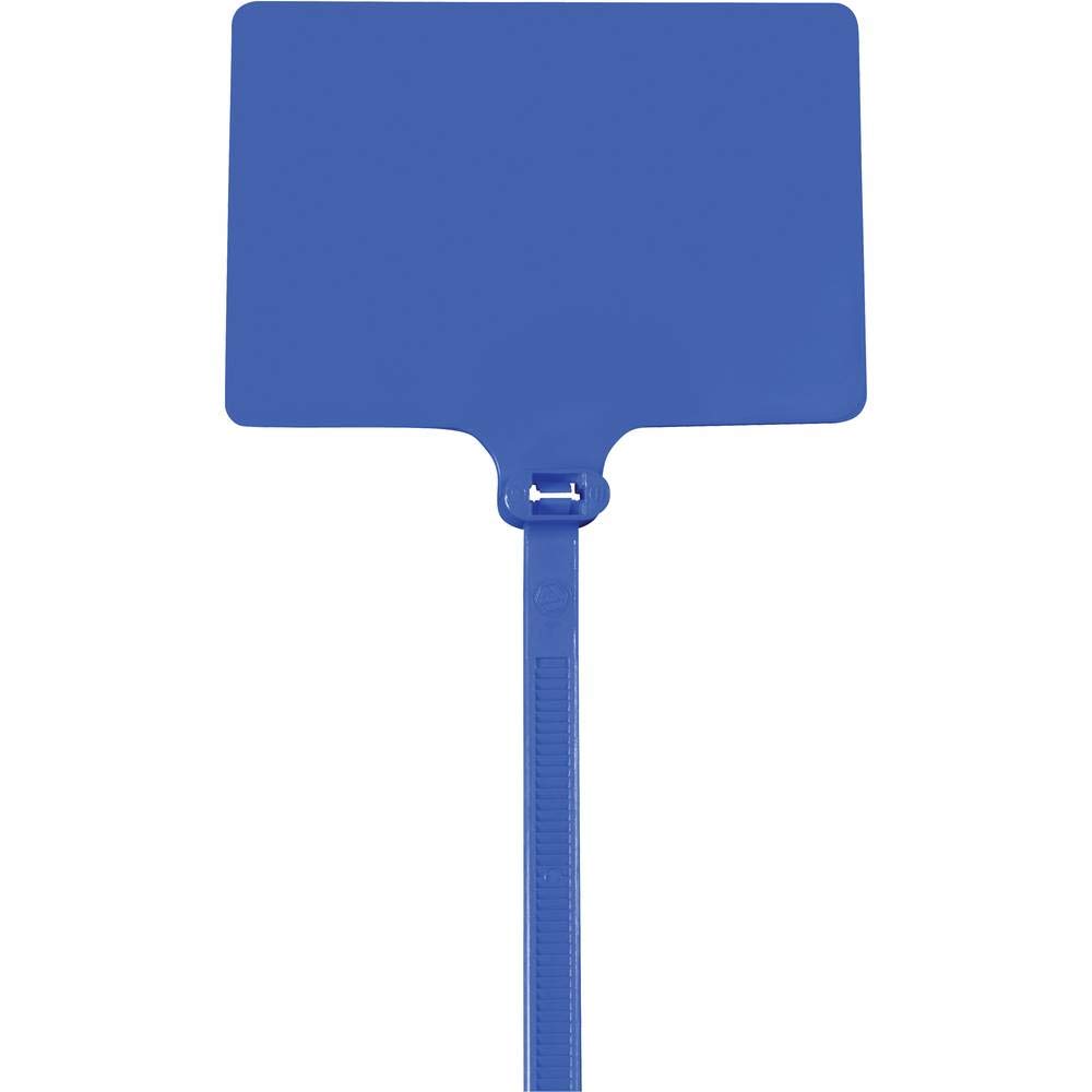 TapePlanet 6-Inch Blue Colored Identification Cable Ties - 100-Pack Heavy Duty 120# Zip Ties for Wire Organization, Electrical Projects & Home Improvement