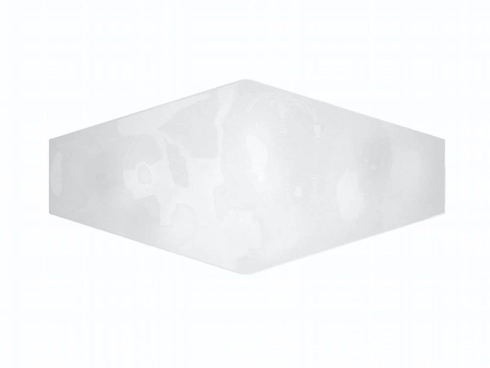 Hexagon Tile Glossy White 4x8 Inch Long - Peel and Stick Backsplash for Kitchen, Bathroom, and Shower Walls - Waterproof Self-Adhesive Wall Tiles for Home Decor