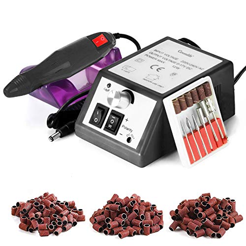 Greenlife® Professional 20000 RPM Electric Nail Drill Kit with 300pcs Nail Files & Sanding Tips - Perfect for Manicure, Pedicure & Nail Art at Home or Salon