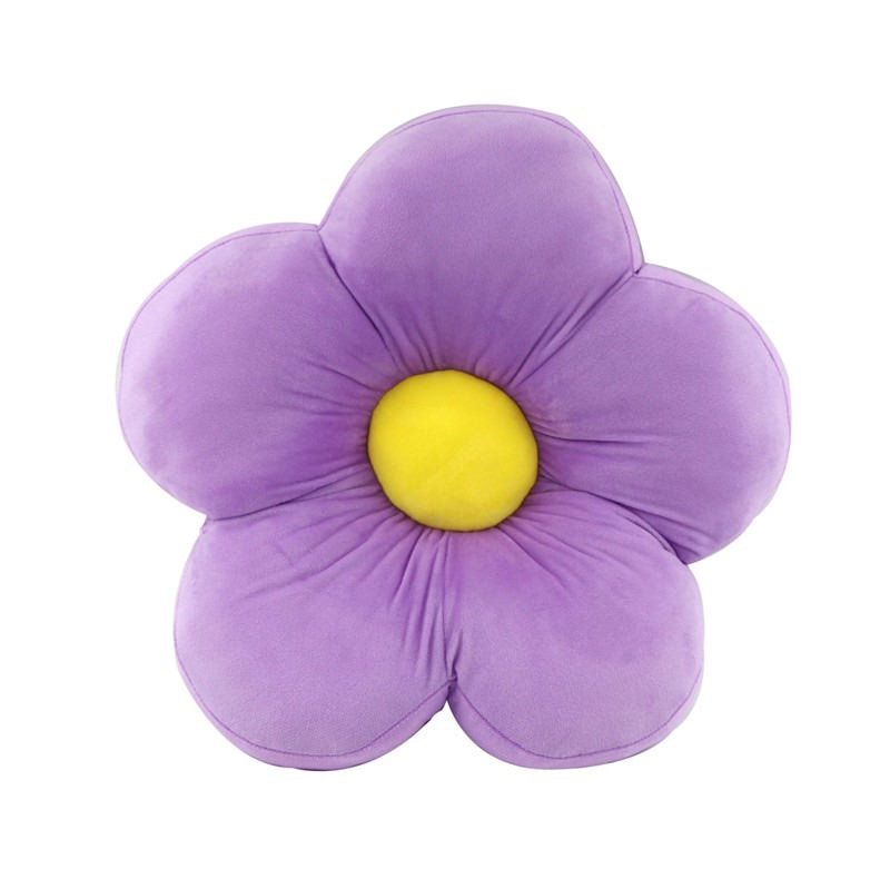 Soft Floral Stuffed Plush Pillow - Cute Flower Shaped Hugging Pillow for Kids & Adults - Perfect for Bedroom Decor, Nursery, Sofa, and Cozy Comfort