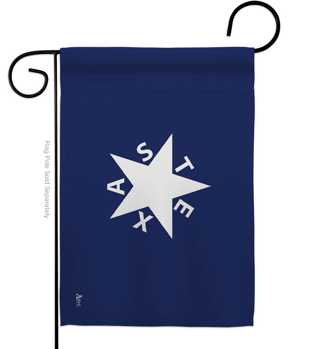 Americana Home & Garden G142905-BO 13x18.5 Inch Double-Sided Texas Garden Flag - Patriotic Historic Zavala De Lorenzo Vertical Decorative Banner for Yard, House & Outdoor Decor - Perfect for Texas Pride, 4th of July & Patriotic Gift Giving