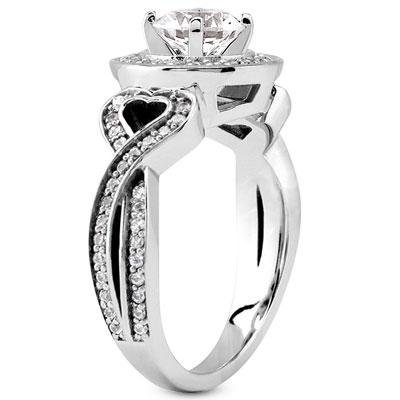 1.99 Carat TW Round Diamond Engagement Ring & Matching Wedding Band Set in 14K White Gold - Perfect for Proposals, Anniversaries & Bridal Jewelry