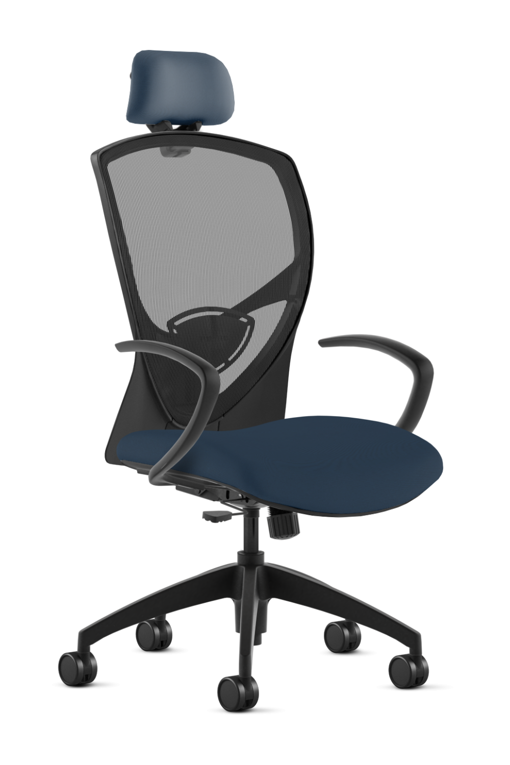9 to 5 Theory 2180 High Back Ergonomic Office Chair with Adjustable Headrest & Seat Slider - Comfortable Task Chair for Long Hours Computer Work, Home Office & Gaming Setup