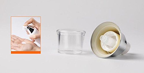1Pcs White Acrylic Airless Pump Vacuum Bottle - 120ml/4oz Empty Portable Cosmetic Container for Lotion, Serum & Makeup | Leak-Proof Travel Toiletry Storage | Perfect for Skincare, Foundation & Liquid Cosmetics