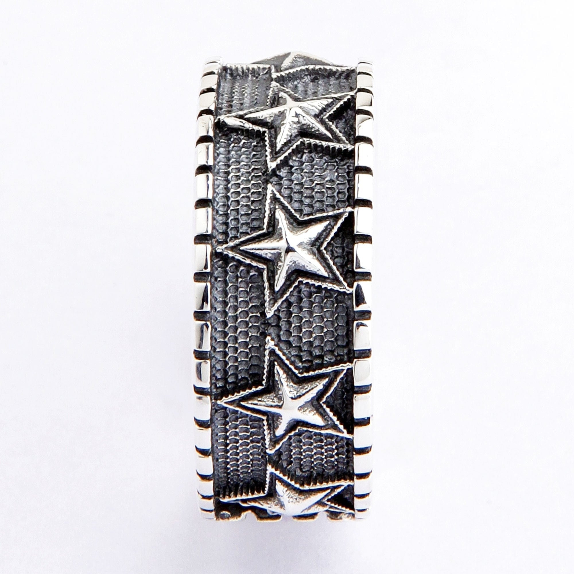 Vintage Sterling Silver Star Ring for Women - Handmade 925 Silver Jewelry - Boho Chic Statement Ring for Everyday Wear & Special Occasions