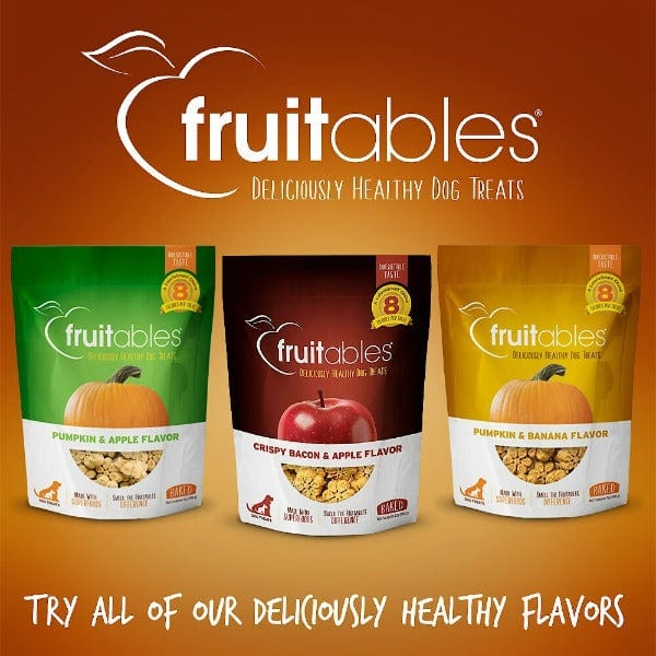Fruitables Baked Sweet Potato & Pecan Dog Treats - Healthy Natural Dog Snacks for Training & Rewards - Perfect for Small, Medium & Large Breeds