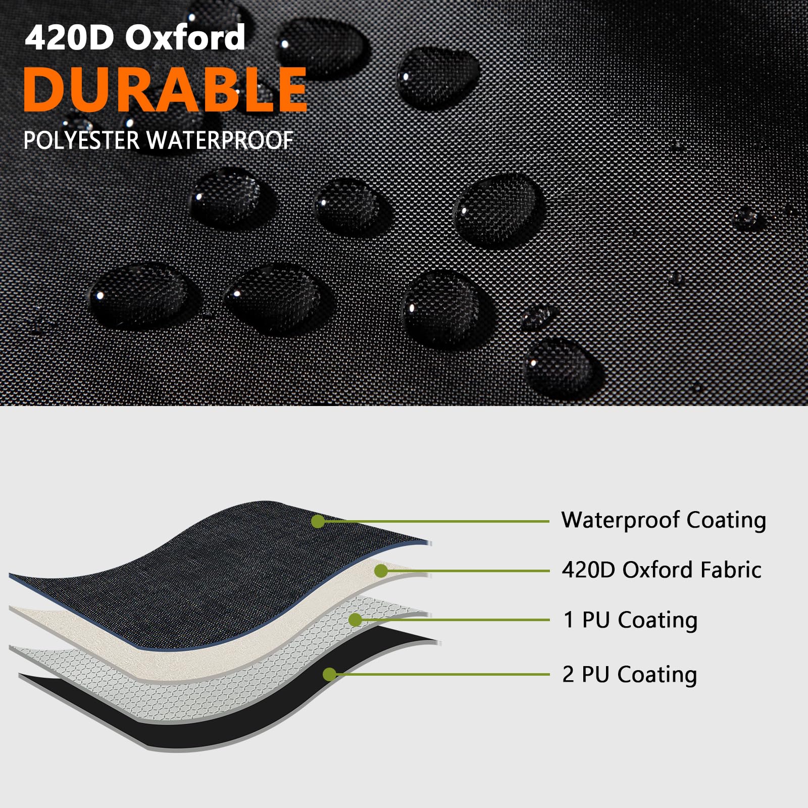 **WOMACO Heavy Duty Waterproof Oval Stock Tank Pool Cover with Air Vent & Handles – All-Weather Protection for 150 Gallon Outdoor Water Tanks, Bath Tubs & Pools – Keep Clean & Durable for Farm, Garden & Backyard Use**