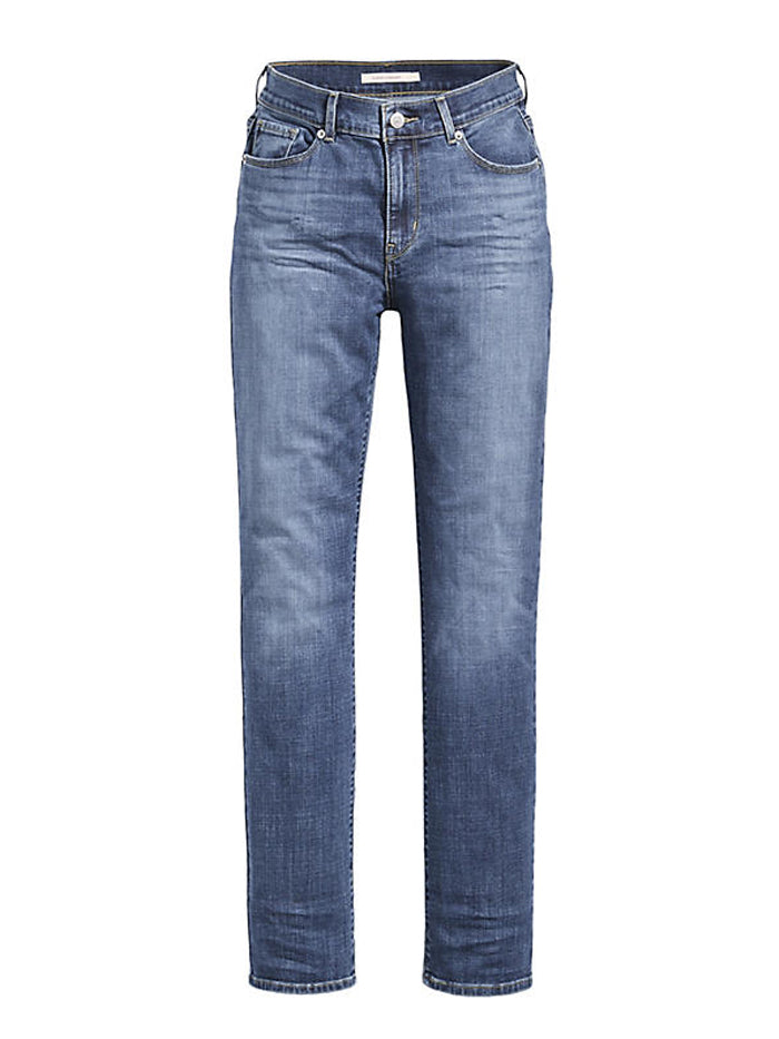 Levi's Women's Classic Straight Jeans - Lapis Maui Waterfall Wash | Comfortable Denim Pants for Casual Wear & Everyday Outfits