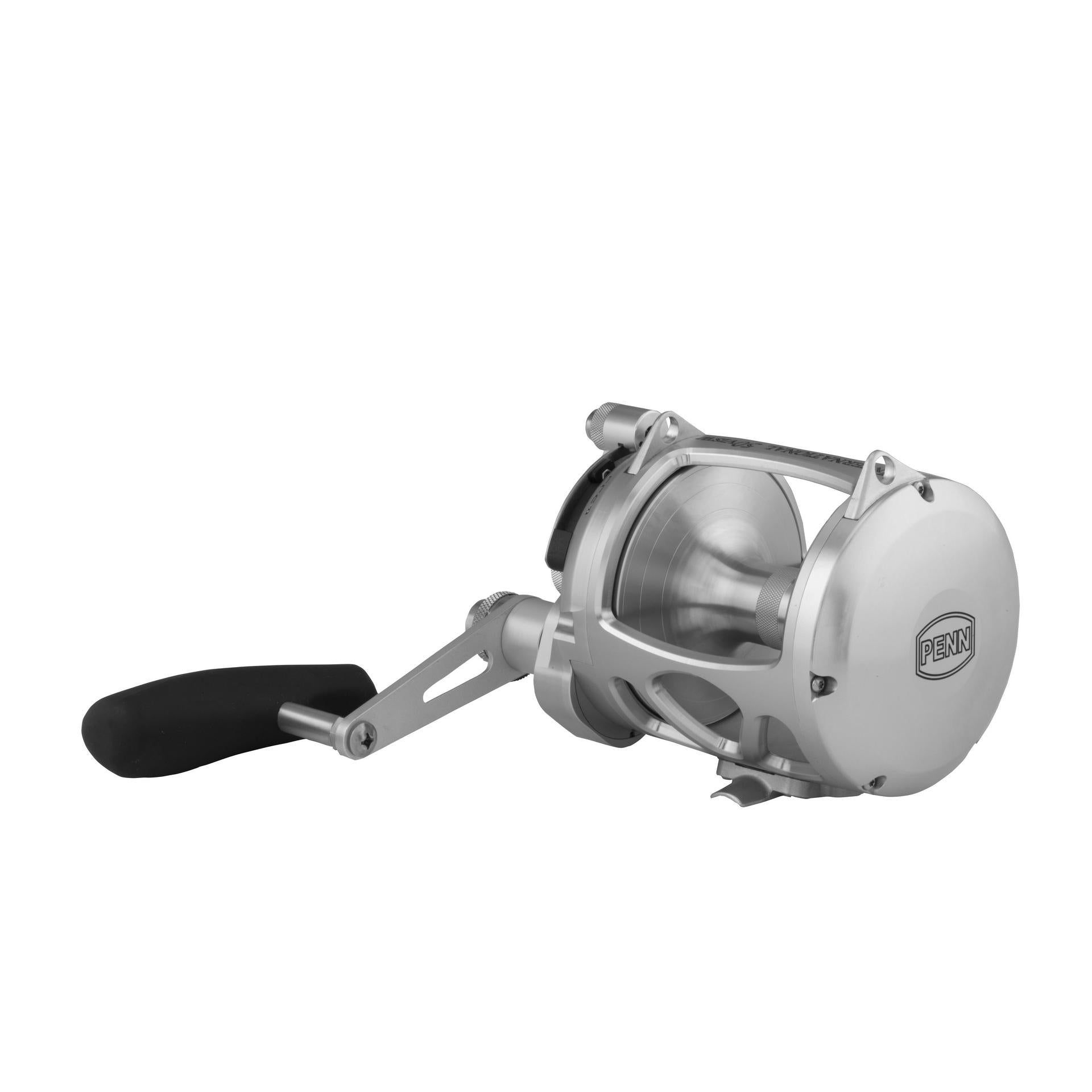 VISW 2-Speed Wide Conventional Fishing Reel - Saltwater & Freshwater Trolling Reel for Offshore & Inshore Fishing | Heavy Duty Marine Grade Aluminum Construction