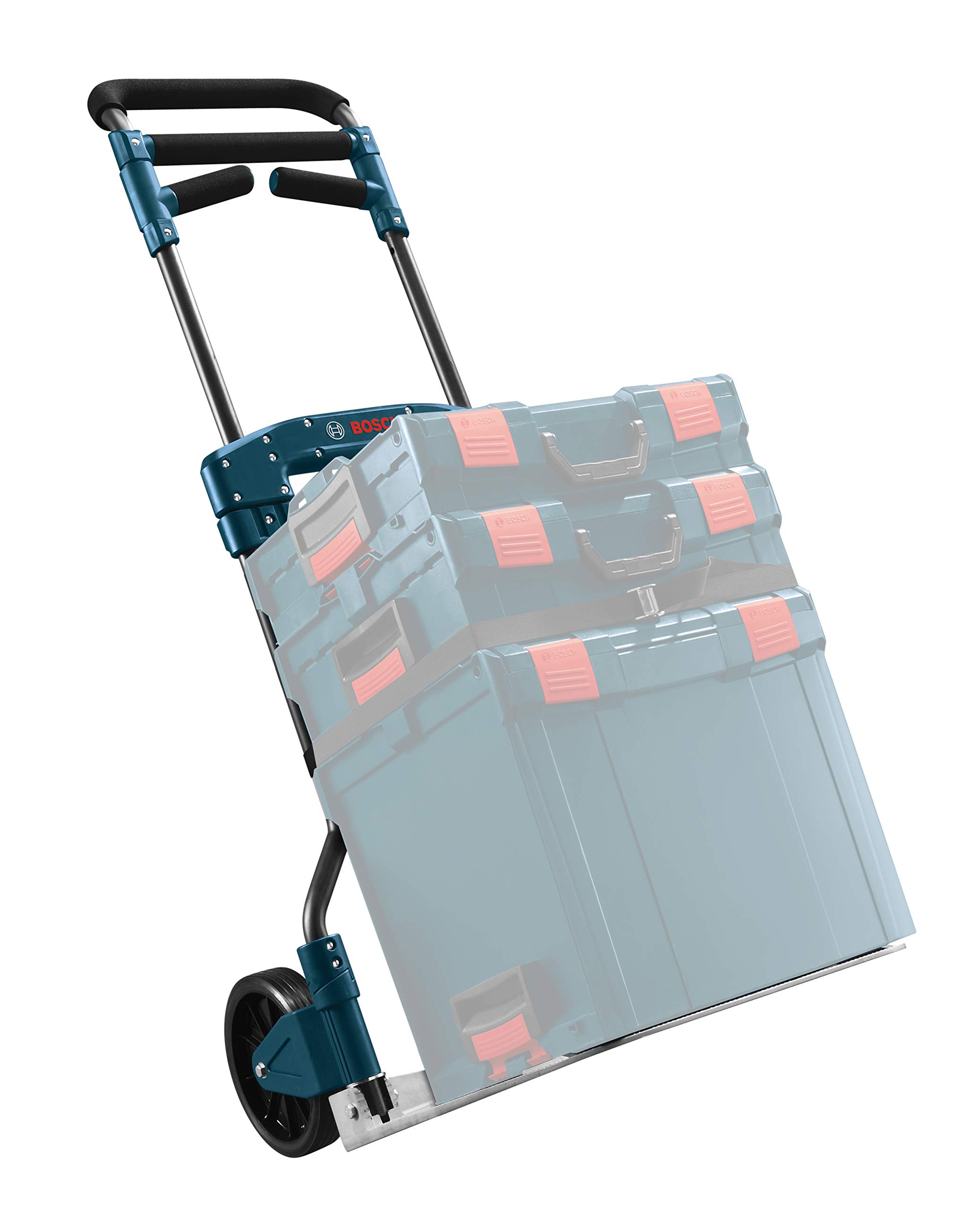 Bosch XL-CART Click and Go Storage System - Compatible with L-Boxx Cases | Portable Tool Organizer for Construction Sites, Workshops & DIY Projects