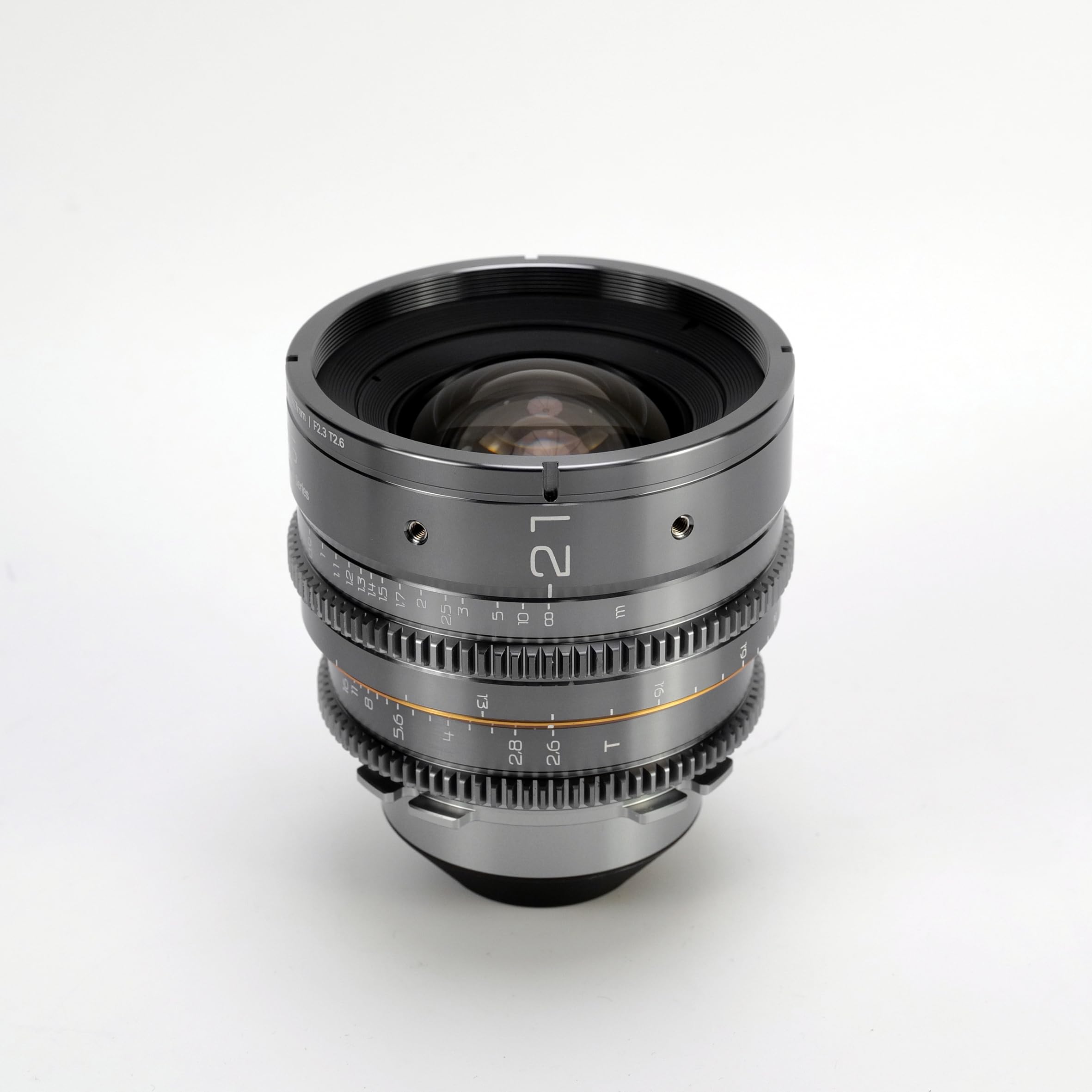 DULENS APO Mini Prime 21mm f/2.8 Manual Focus Lens for Sony E Mount - Compact & Lightweight Gray Cinema Lens for Travel, Vlogging & Street Photography